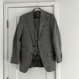 Suit Supply 3 Piece Wool Suit